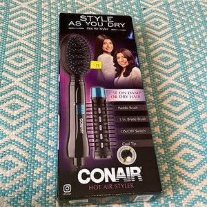 Conair Hot Air Paddle Brush Styler